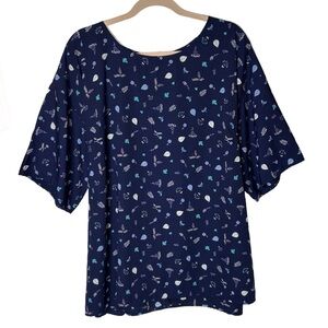 Molly & Isadora Floral Blouse
